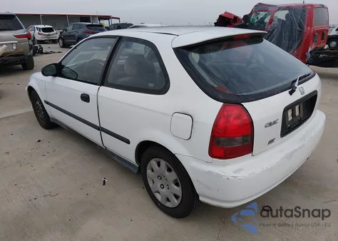 2000 Honda Civic Dx from USA, damaged, VIN 2HGEJ6346YH108393